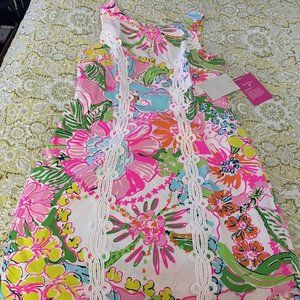 Lilly Pulitzer for Target 20th Anniversary Nosy Posy Pink Shift Dress, 8